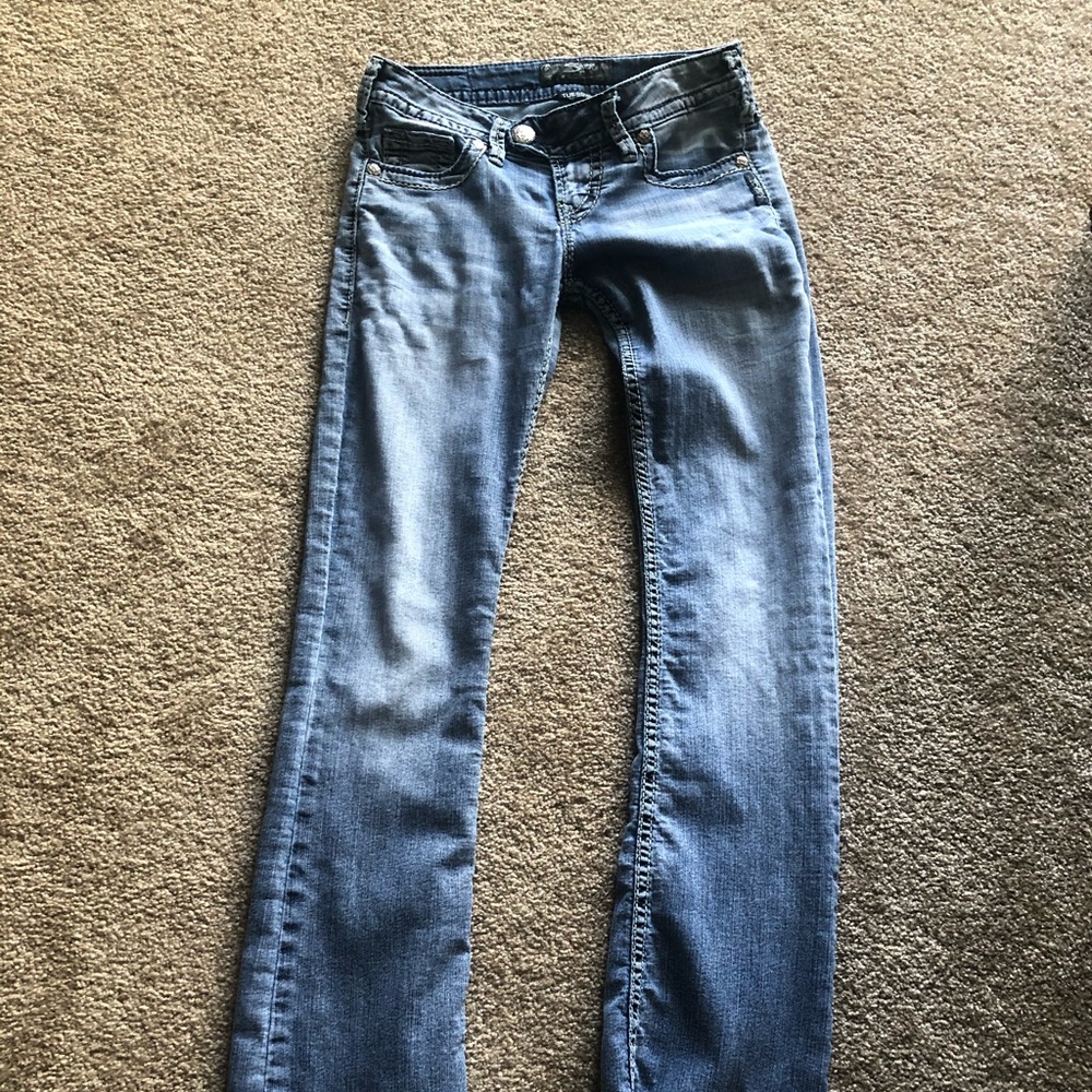 Silver jeans